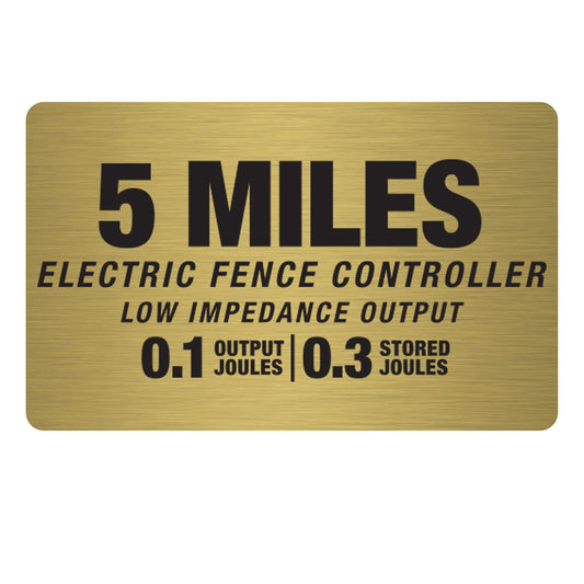 Zareba EA5M-Z 5-Mile AC-Powered Electric Fence Charger,Black