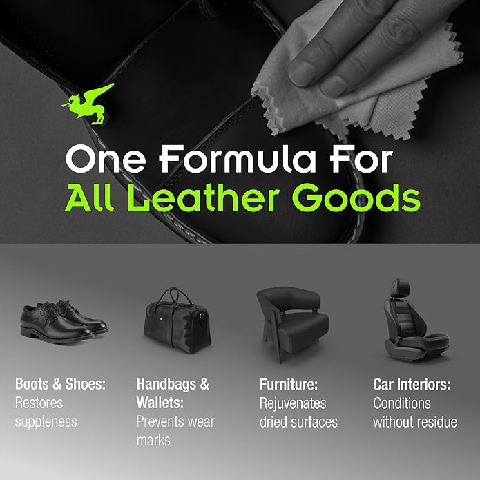 Griffin Leather Conditioner Restorer & Polish – 4 Oz – Deep Conditioning Balm for Boots, Shoes, Bags & Furniture – Better Leather Care with Natural Ingredients for Softening & Protection