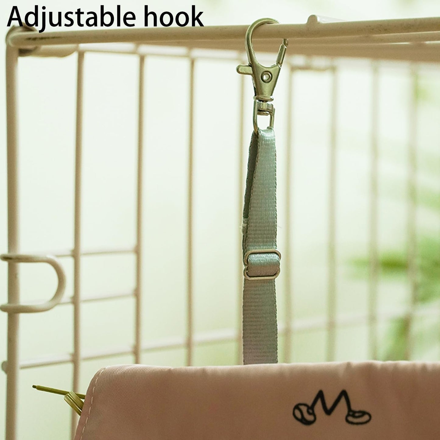 Rabbit Hay Feeder Bag, Guinea Pig Hay Feeder Storage,Sack Hay Bag Feeding Bag Storage for Chinchilla Hamsters Rabbit Guinea Pig Small Animals (Pink, XL)