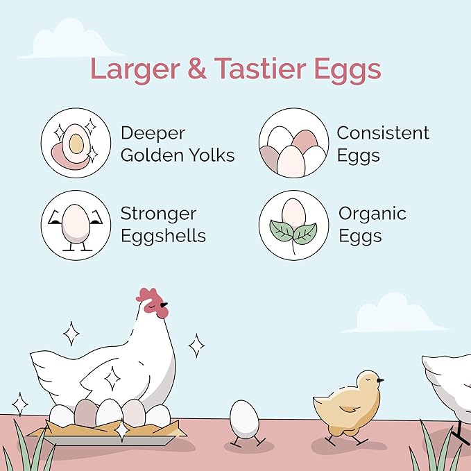 Layer Organic Chicken Feed | 16% Protein | Mash | Certified Organic, Non-GMO, Corn-Free, Soy-Free, Non-Medicated, US Grown Chicken Feed | 23 lbs