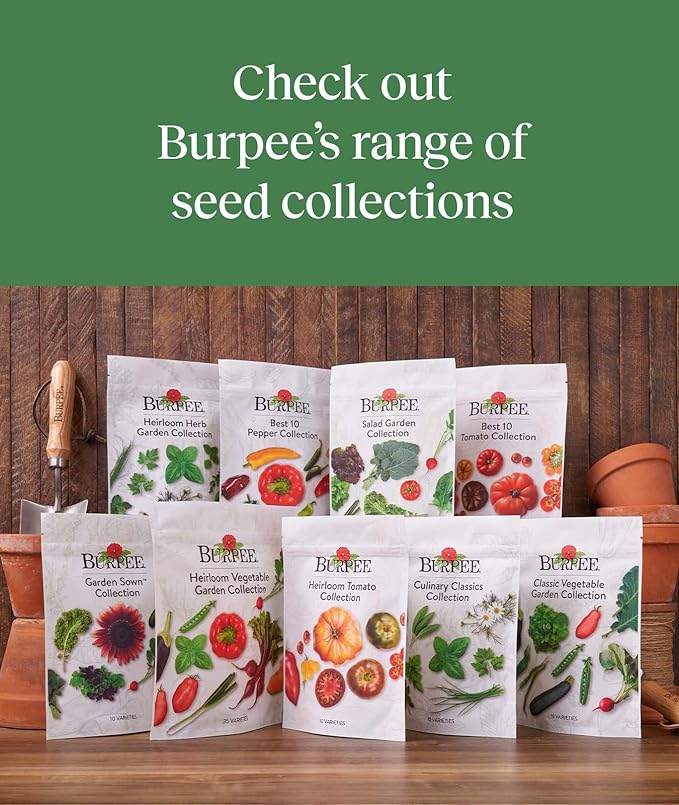 Burpee Best Collection | 10 Packets of Non-GMO Fresh Mix of Hot Pepper & Sweet Varieties | Jalapeno, Bell Pepper Seeds & More, Seeds for Planting