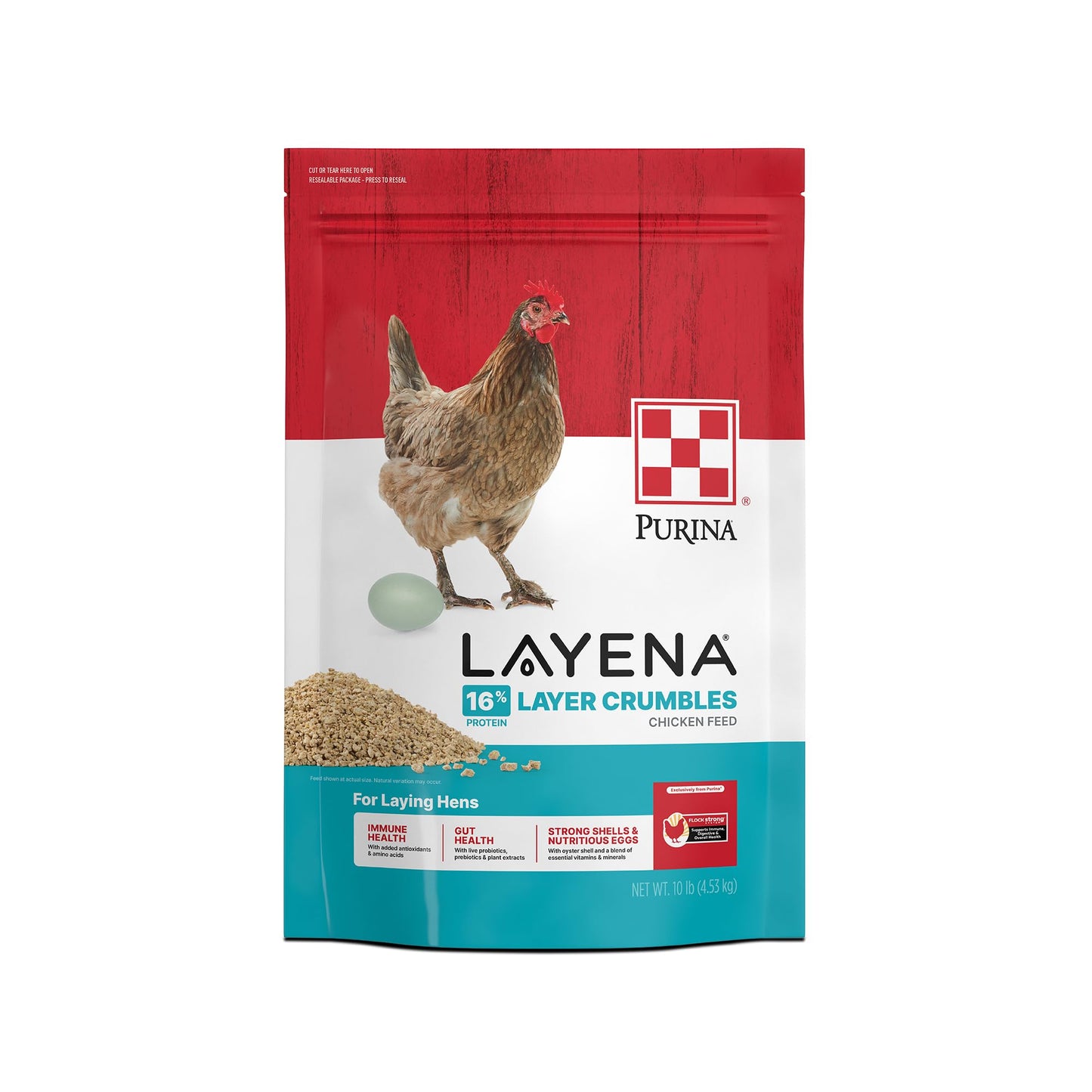 Purina® Layena® Crumbles Chicken Food, 10 Pound Bag