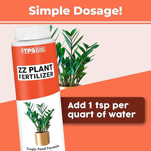 ZZ Plant Fertilizer for All Zamioculcas Plants, Liquid Plant Food 8 oz (250mL)