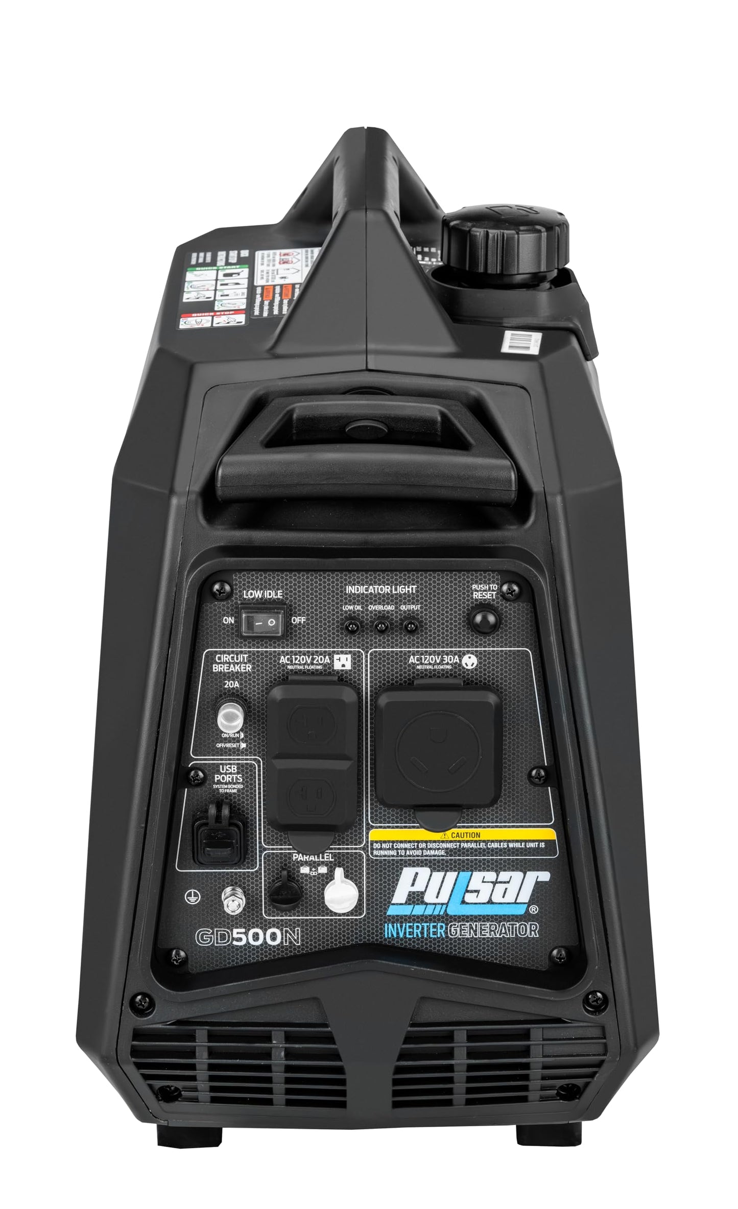 Pulsar Products GD500N, 5000W Portable super-quiet Inverter Generator, RV-Ready, CARB Compliant