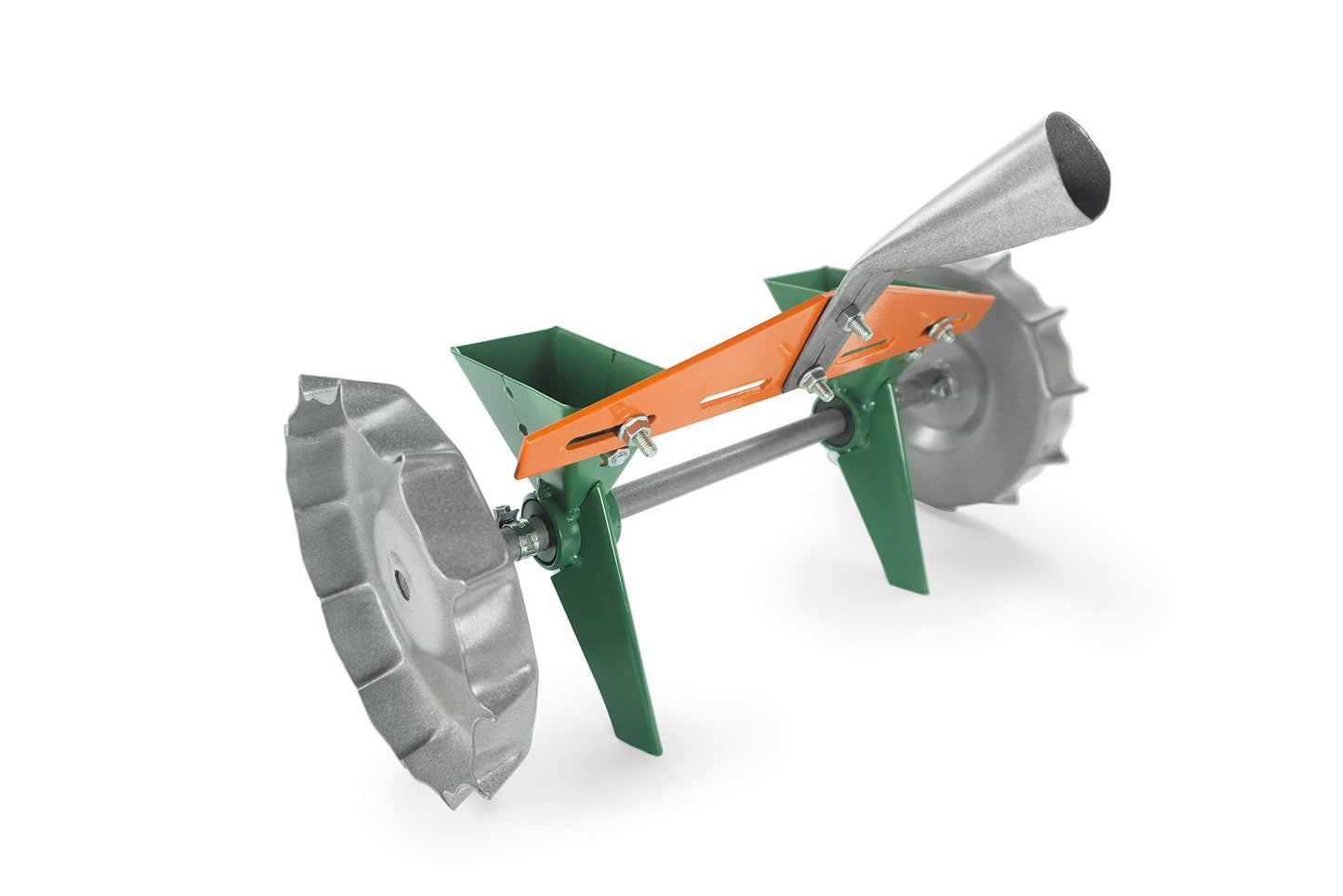 VAROMORUS Metal Precision Manual Seeder for Vegetables Greens Onion Radish Beets (2-Row)