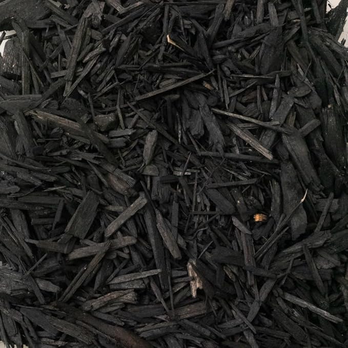 Gardenera Black Mulch - Improve Soil Fertility and Insulate Plant Roots - 10 QUARTS