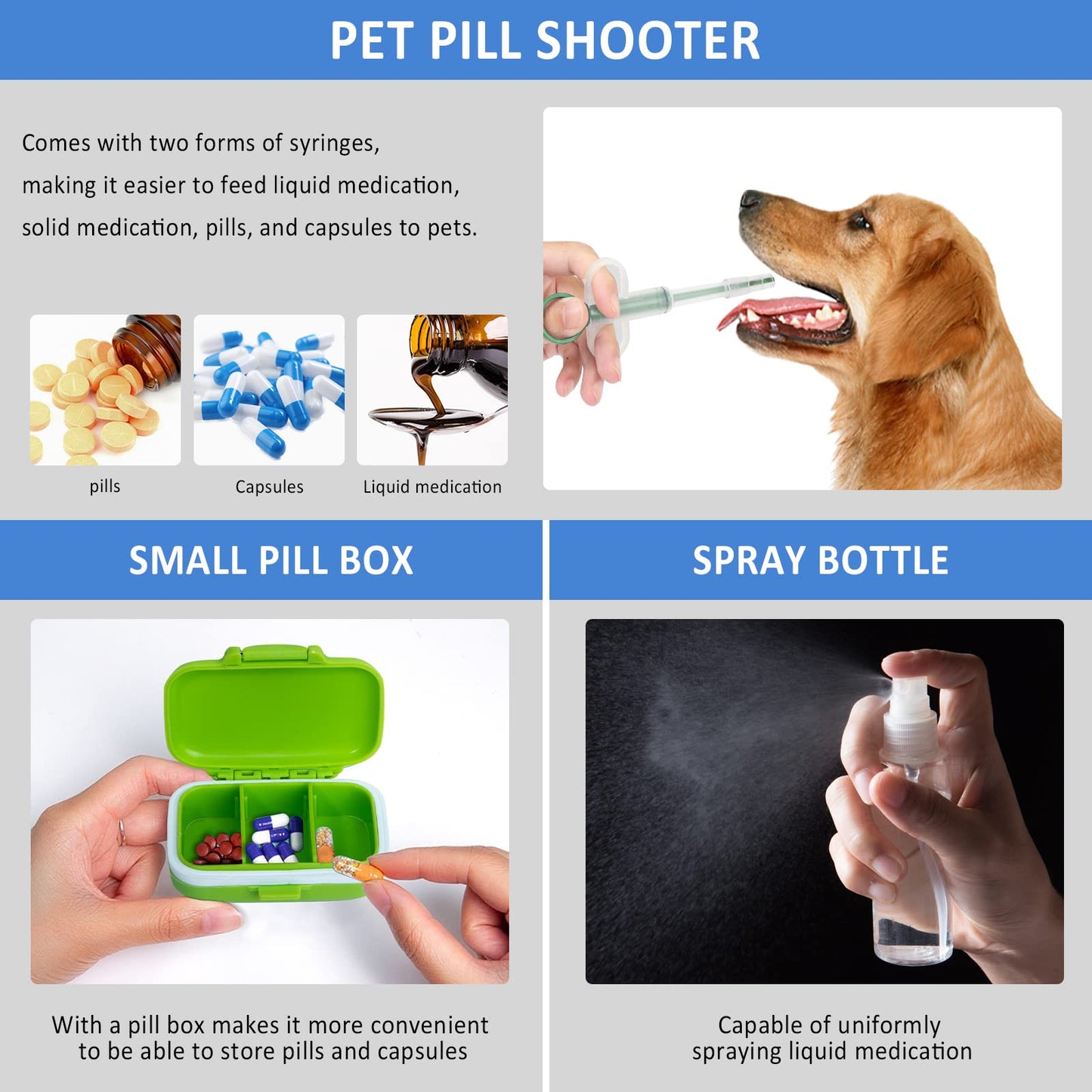 GPUSFAK Dog First Aid Kit - Pet First Aid Kit for Dogs and Cats Pet First Aid Supplies for Car Traveling Home