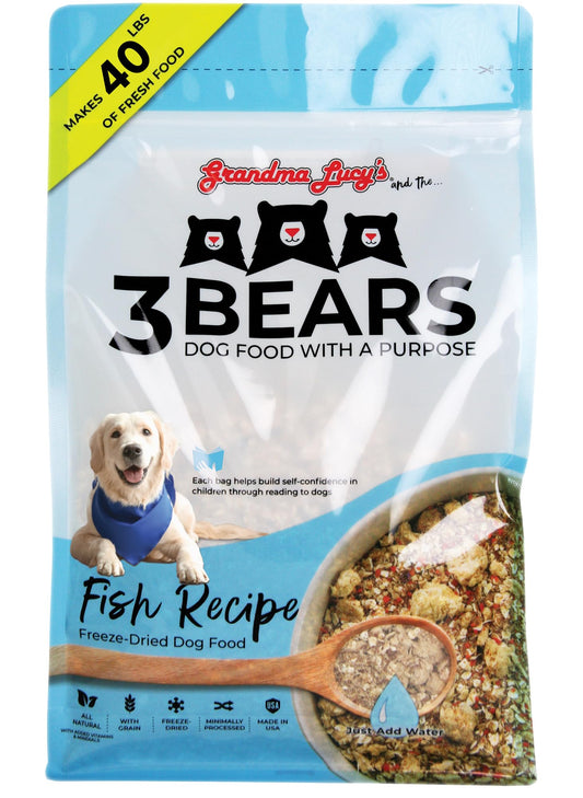 Grandma Lucy's 3 Bears Fish Dog Food - 8lb