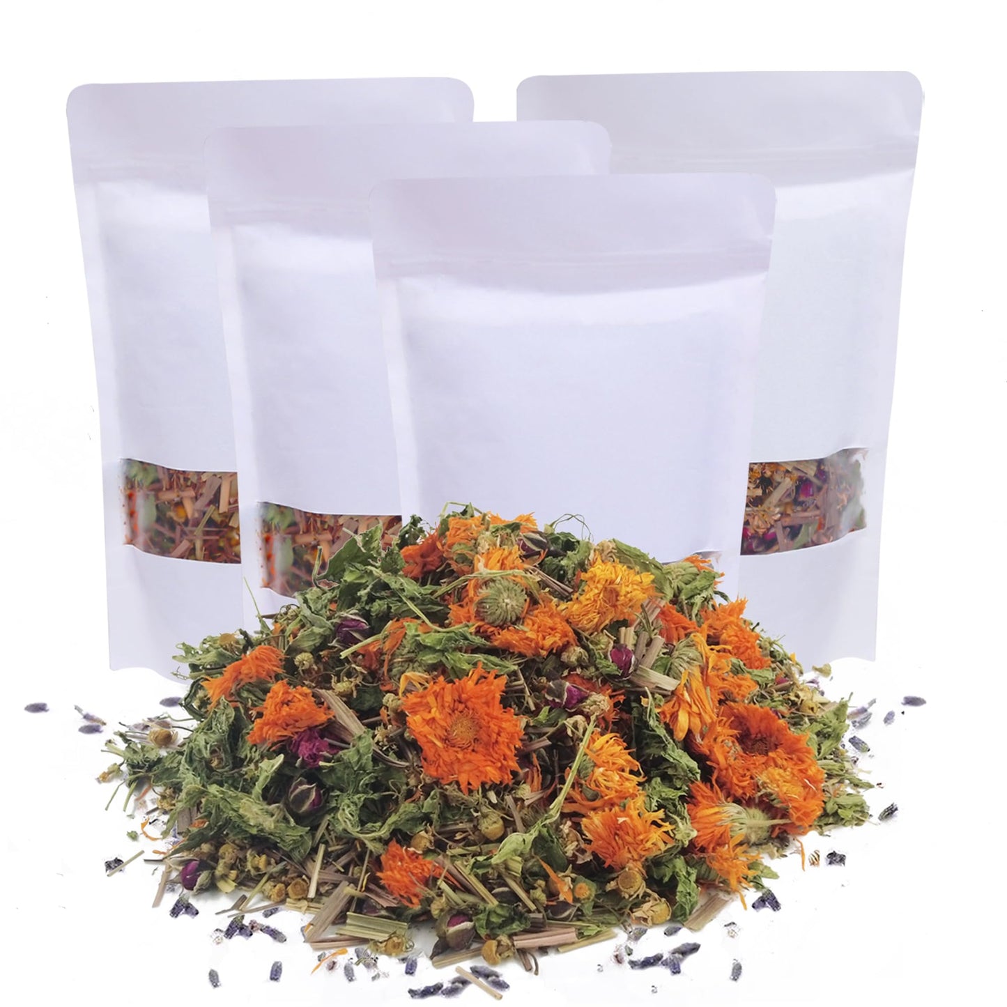 Chicken Nesting Herbs - 14 Oz Natural Nesting Box Herbs in 6 Dried Flower & Herbs for Fresh The Coop Make The Box Smelling Nice and Create Comfortable Environment for Chickens (14oz)