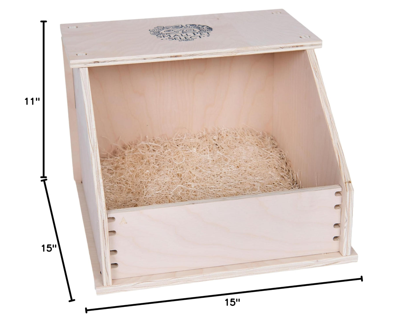 Small Pet Select - Chicken Nesting Box, 15x15x11, for Hens Laying Eggs, Wooden, Chicken Coop Nest Box, Made in The USA