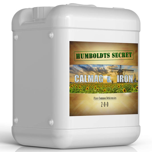 Humboldts Secret CalMag & Iron | Calcium, Magnesium & Chelated Iron Nutrient Fertilizer | Hydroponic Supplies for Vegetative & Flowering Growth in Soil, Coco, Hydroponics or RO Water | 640 Ounce