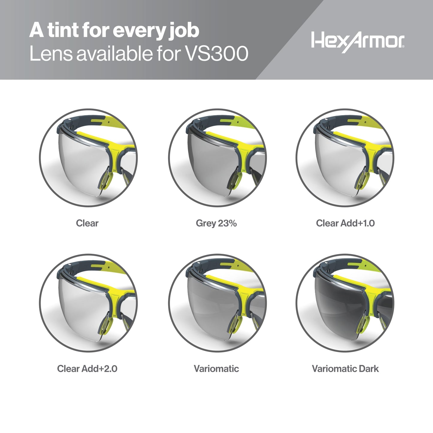HexArmor 12-Pack VS300 Light Transition Anti-Fog and Scratch-Resistant ANSI Z87+ Safety Glasses for Men and Women
