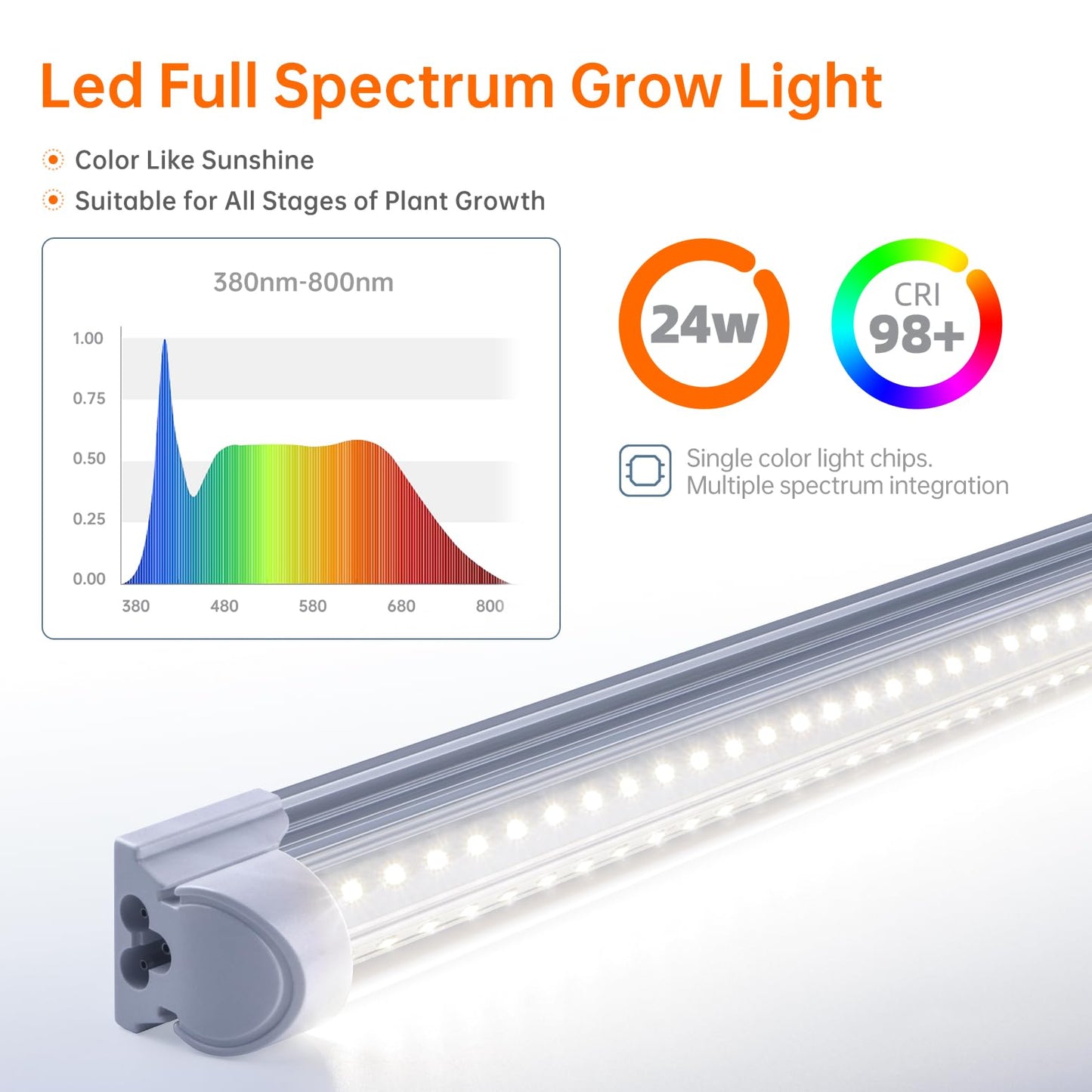 Bstrip Indoor Greenhouse with Grow Light, Mini Green house with 4 Pack T8 Full Spectrum Plant Lights with Timer, Plant Shelf with Tent for Indoor Plant, Seed Starting, Seed Tray, 29.5"x13.8"x59"