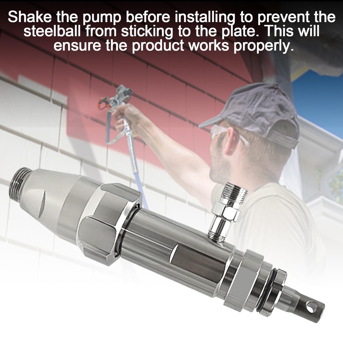 PakaLife 16Y706 Airless Spray Sprayer Pc Pump Parts Compatible with Ultra Max II 1095/1595 GMAX II 5900 Replacement Part Numbers16Y706,287513,248205,(16Y706Airless Sprayer Pump)