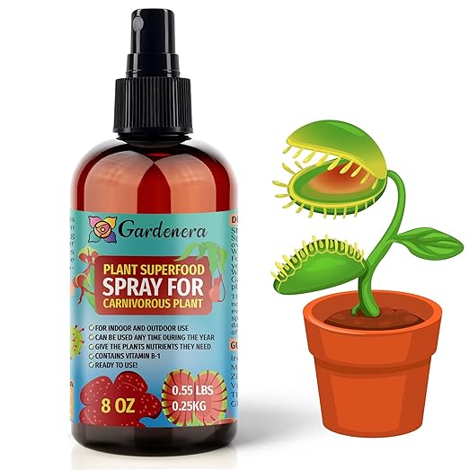 𝐁𝐄𝐒𝐓𝐒𝐄𝐋𝐋𝐄𝐑 Plant Superfood for Carnivorous Plants with B1 Vitamin, Glucose and Essential Minerals - Organic Plant Food Fertilizer for Indoor & Outdoor Carnivorous Plant Care - 8oz