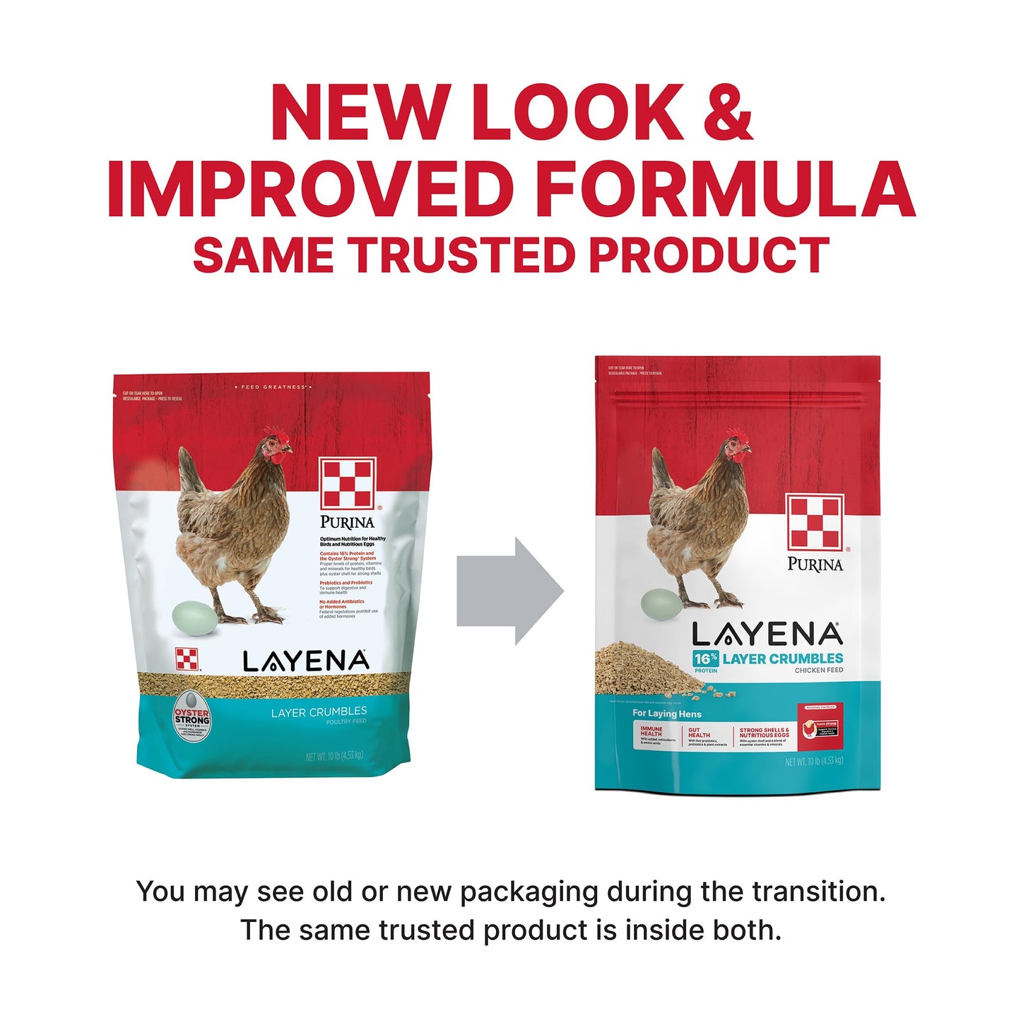 Purina® Layena® Crumbles Chicken Food, 10 Pound Bag