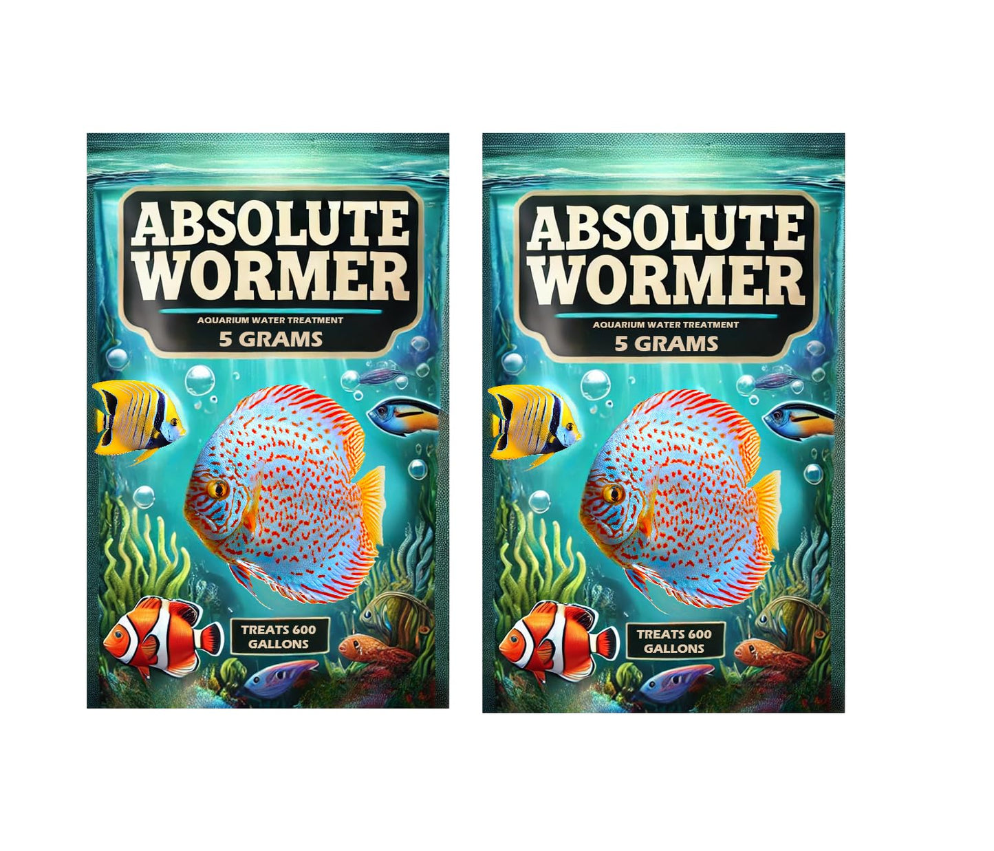 Wormer Plus - Anti-Parasitic Fish Medication - Flubendazole for Fish with parasites and Flukes (10 Grams)