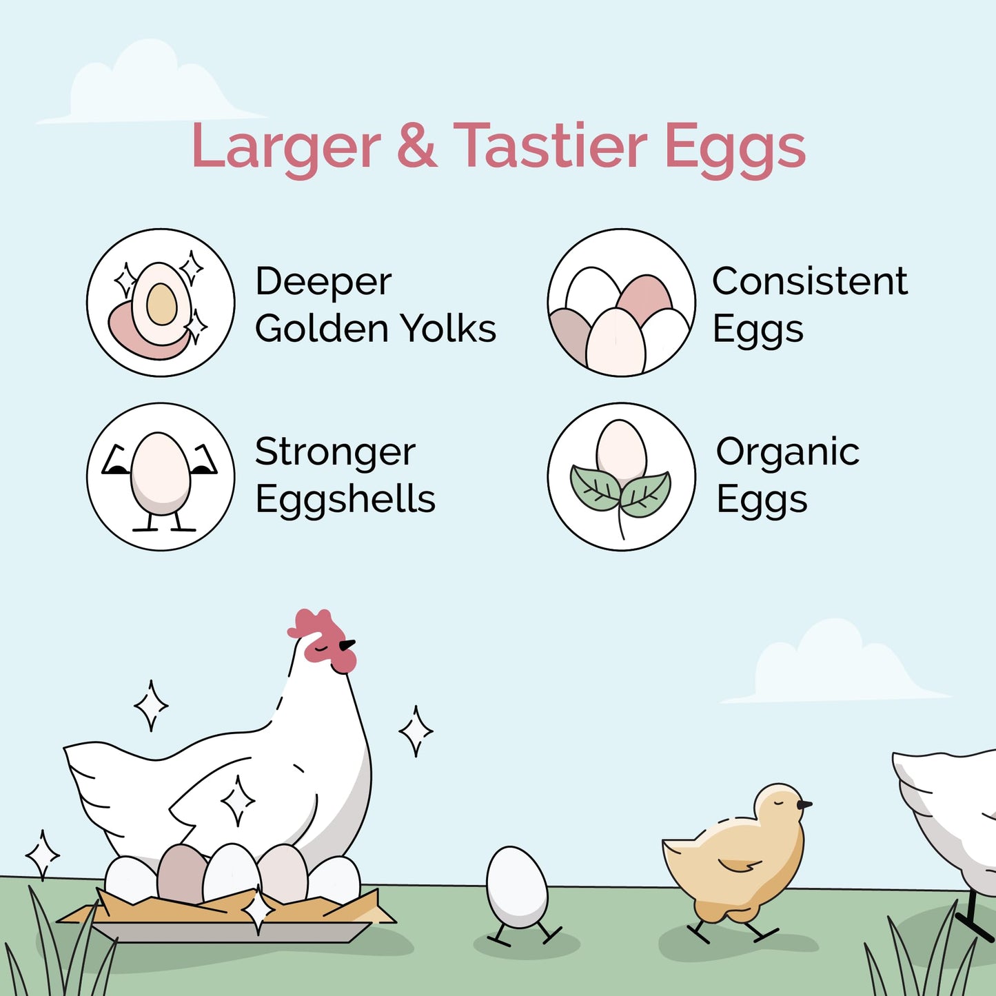 Mile Four Organic Chicken Feed – Grower Pellet, Non-GMO, USA Grown, 18% Protein, Corn-Free, Soy-Free, Non-Medicated Feed for Chickens, 2 lb Sample