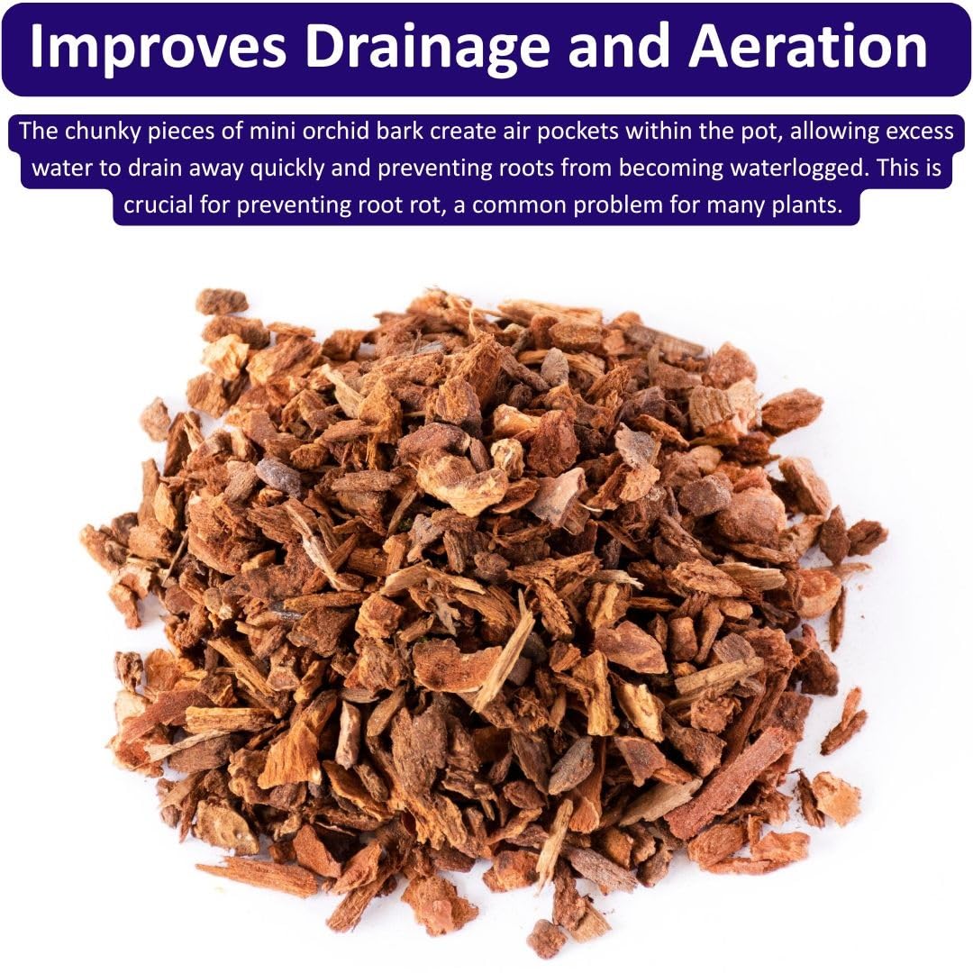 SuperMoss (23111) Orchid Potting Bark, 100% Natural Douglas Fir Bark, 1/4", 2 Cu. Ft.