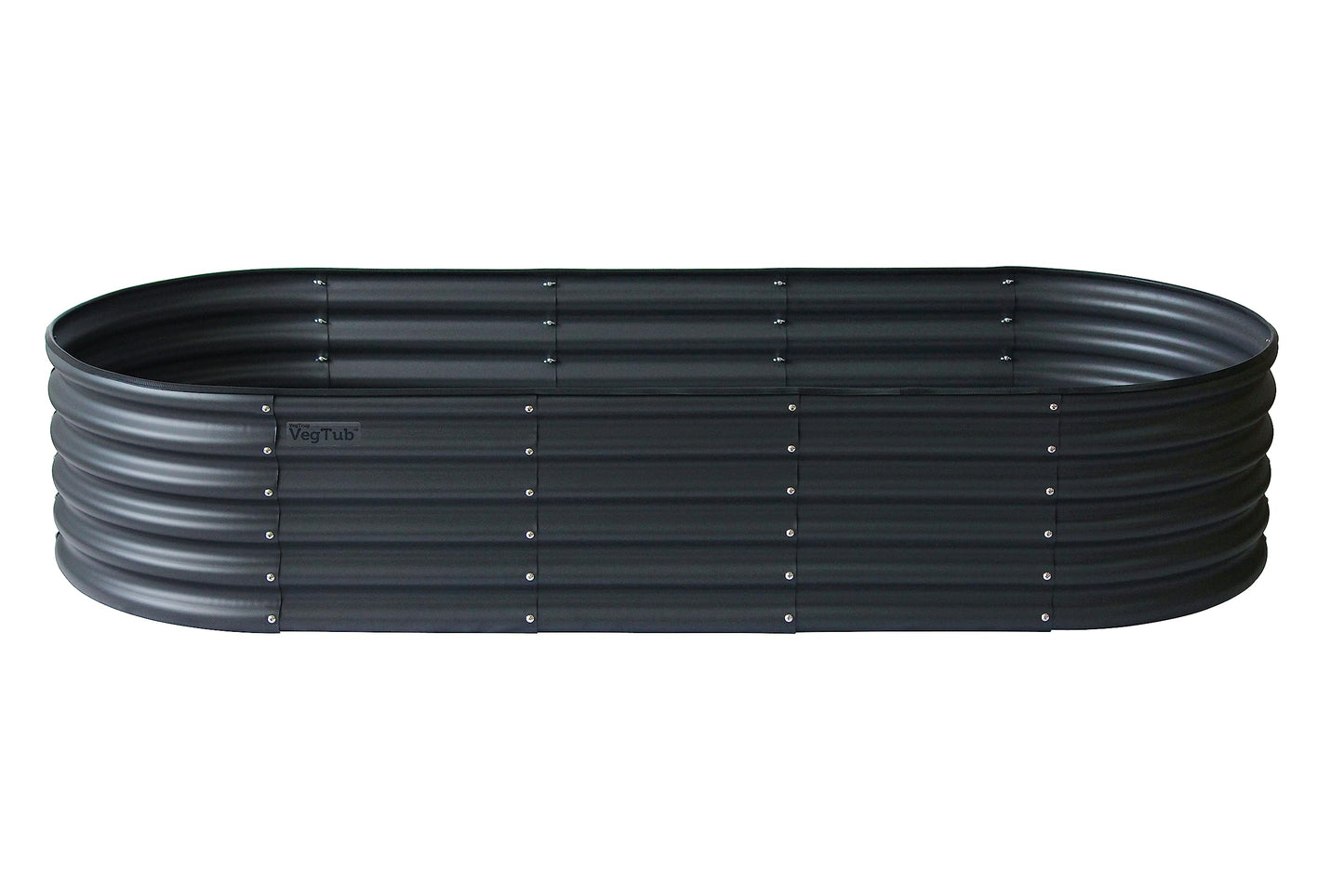 VegTub Modular Metal Raised Bed Kit - Charcoal