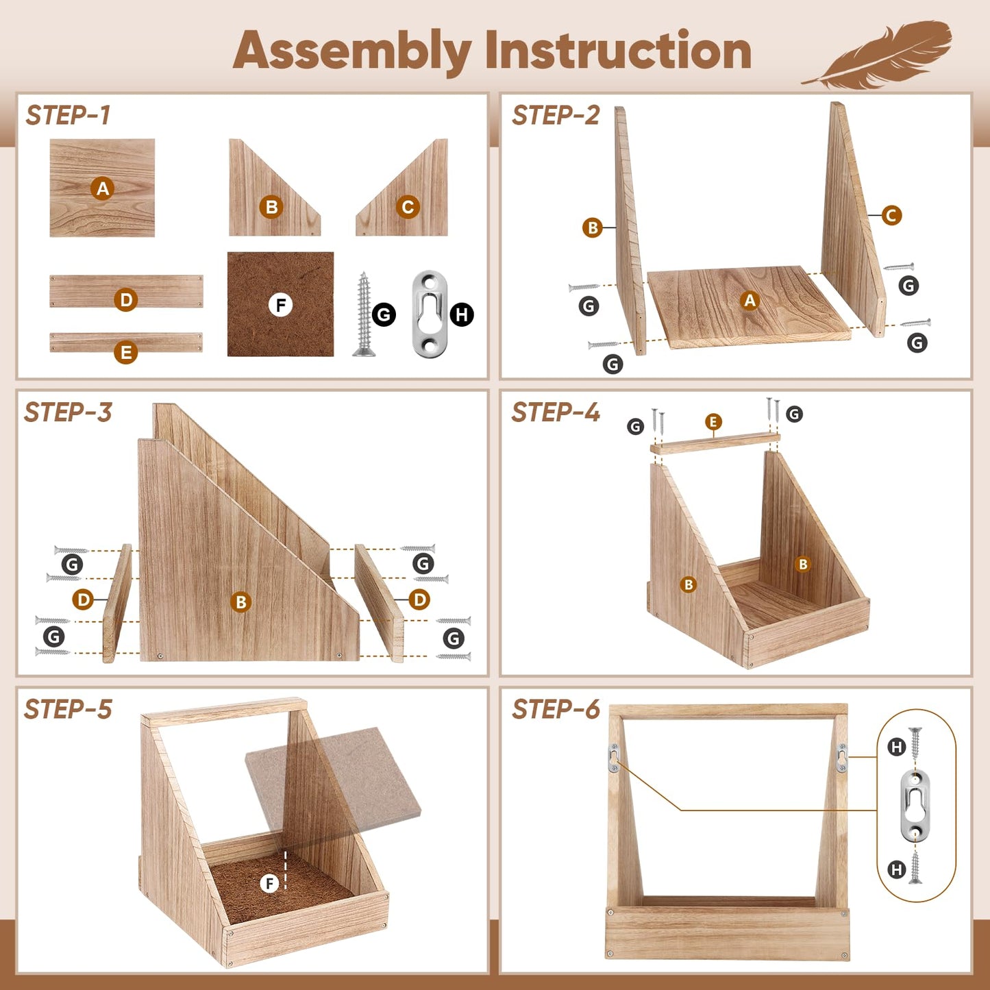 Chewoof 2 Pack Chicken Nesting Box, Wooden Chicken Coop, Chicken Coop Accessories, Chicken Laying Nest Box for Poultry Farm, Poultry Nesting Boxes with Nest Box Pads