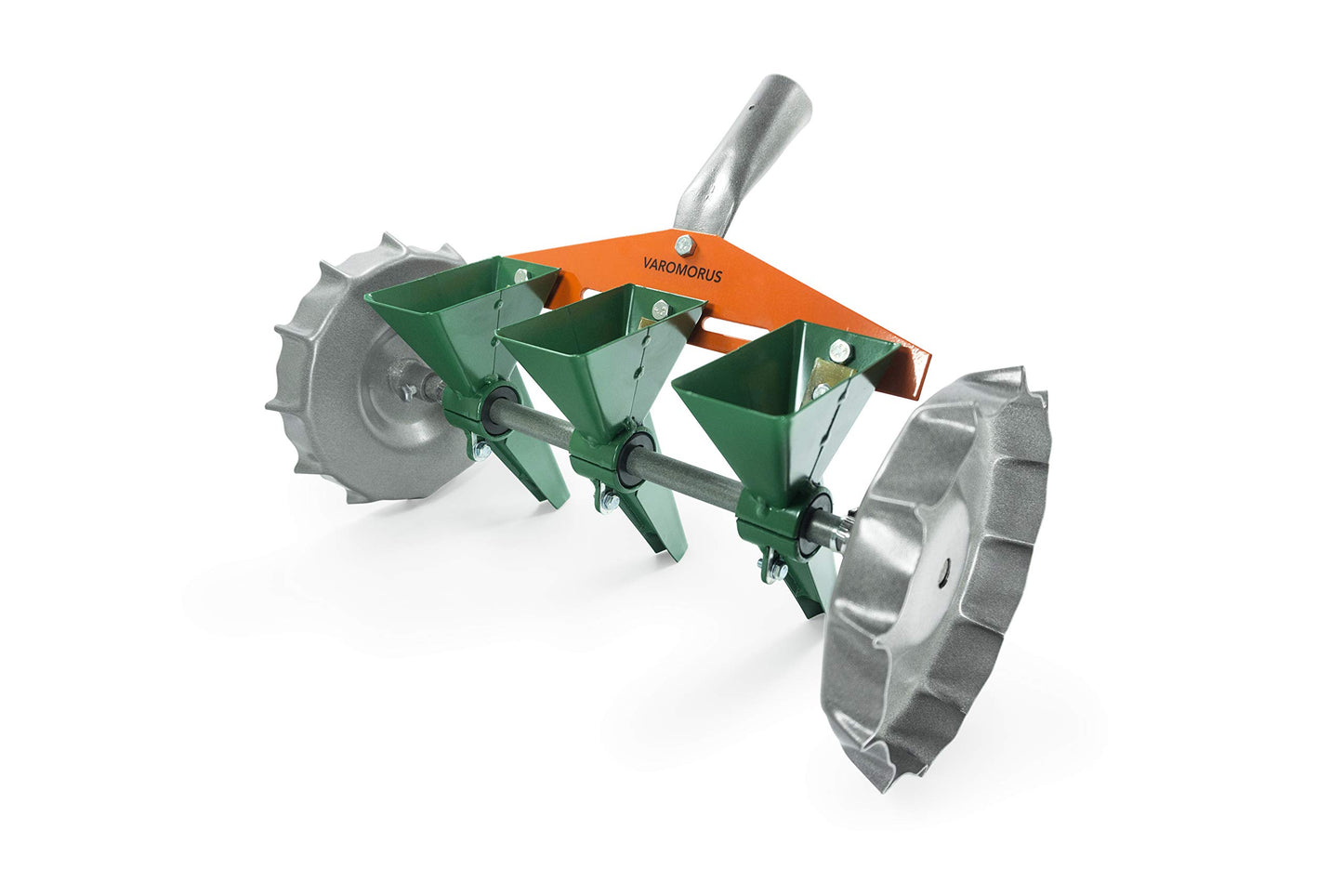 Varomorus Metal Precision Manual Seeder for Vegetables Greens Onion Radish Beets (3-Row)
