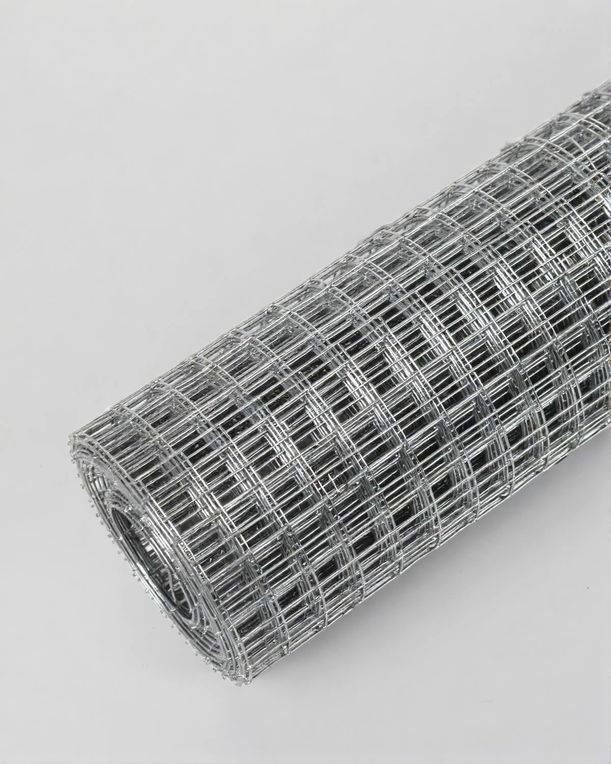 Hardware Cloth 16in x 10ft 1/2 Inch 19 Gauge, Hot-Dipped Galvanized Welded Wire Mesh, Low Carbon Steel, Animal Cage Wire Netting, Garden Wire Mesh