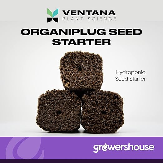 Clonex Rooting Gel 100ml with VPS OrganiPlug Hydroponic Seed Starter Plugs 50 Pack - Bundle