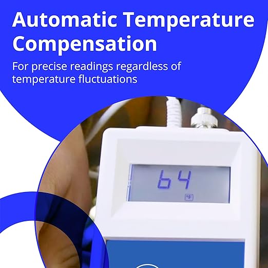 Bluelab METCOMPLUS Combo Meter Plus for pH, Temperature, and Conductivity in Water and Soil with Easy Calibration, Digital Nutrient (TDS/PPM) Testing Kit for Hydroponic System & Growing Indoor Plants