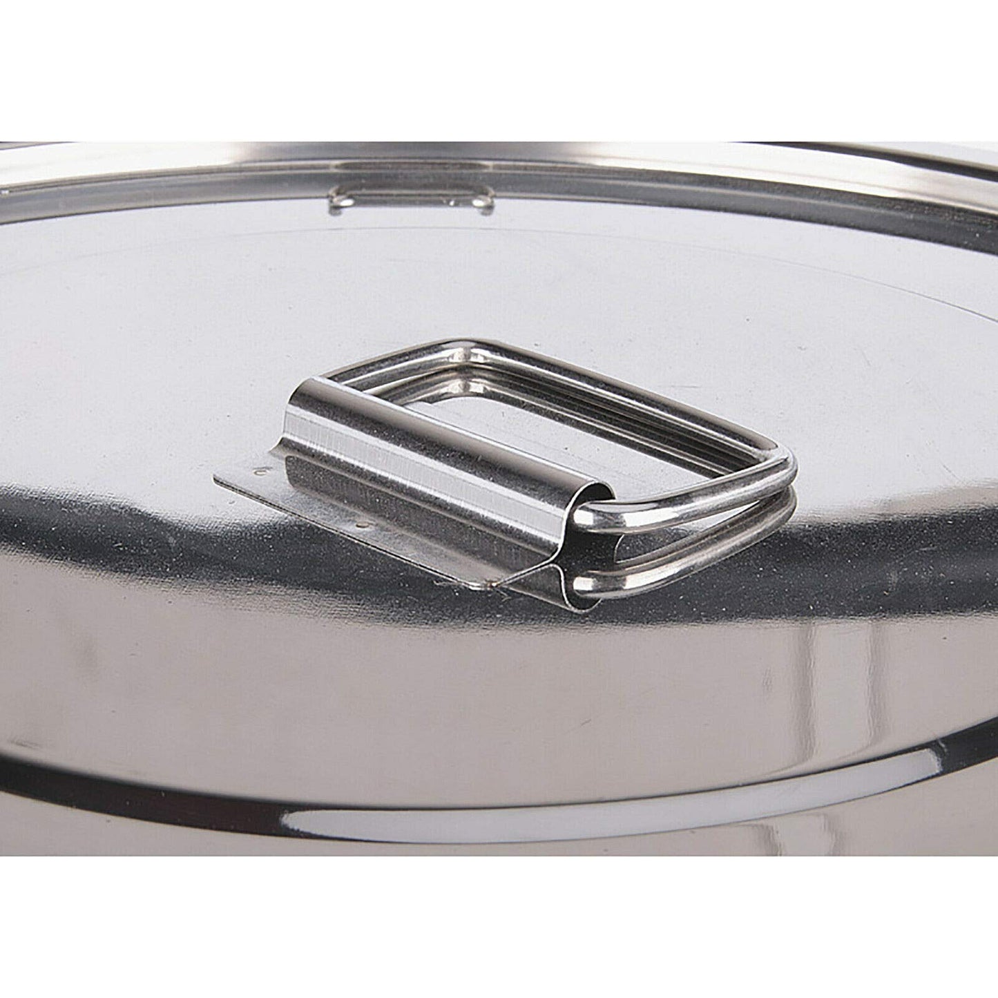 Stainless Steel Airtight Canister for Kitchen, Rice Cereal Grain Canisters Container for Household Kitchen Food Bean Flour Oil Sugar Milk Cookie Storager Bucket w/Handles Lid (12L)