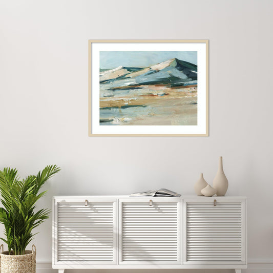 Amanti Art Framed Wall Art Print 33x41 Spring Mountain View II by Ethan Harper, Landscapes Wall Art, Rustic Farmhouse Decor, X-Large Poster Painting Artwork for Living Room, Bedroom, Bathroom