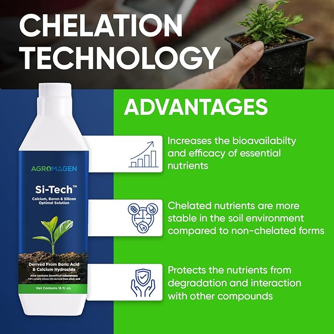 Si-Tech Silica, Mono-Silicic Acid Plant Nutrient Solution with Proprietary Technology (16 fl.oz)