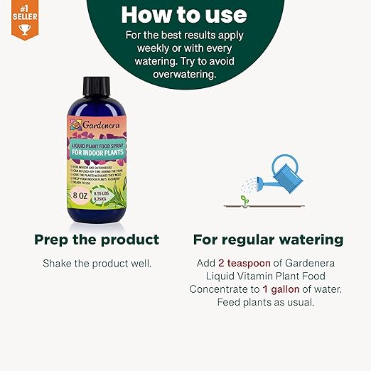 Gardenera Plant Growth Superfood for Bamboo with 18 Vitamins & Minerals - Organic Plant Food Fertilizer - Micro-Fungi and Bio-Organisms for Bamboo Plant Care & Growth Enhancement - 8oz