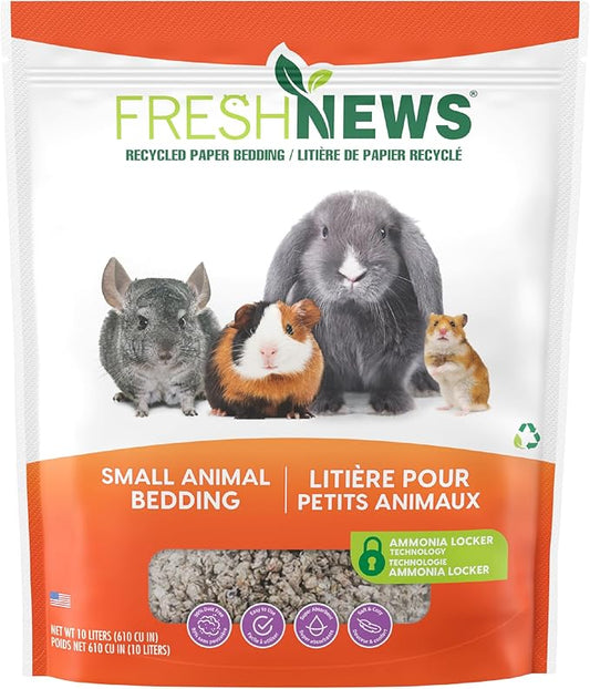Fresh News Recycled Paper Bedding, Small Animal Bedding, 40 Liters