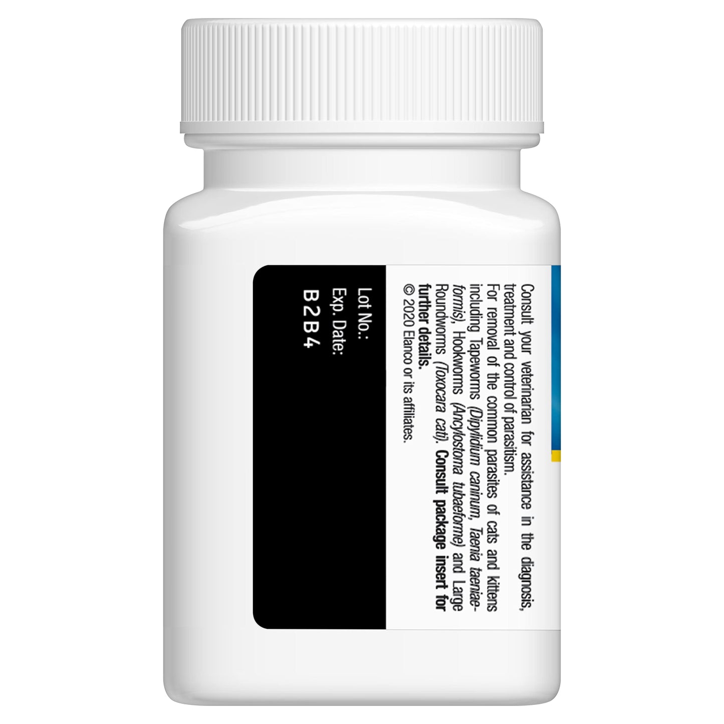 Elanco Drontal Broad Spectrum Cat and Kittens Dewormer for tapeworms, hookworms, roundworms. | 50 Tablets