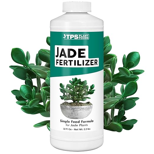 TPS NUTRIENTS Jade Fertilizer for All Jade and Crassula Plants, Liquid Plant Food, 32 oz (1 Quart)