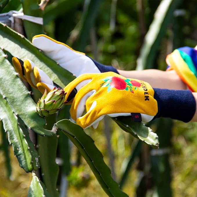 Cactus Gloves Soft Deerskin Women Gardening Glove Thorn Proof for Cacti Handling