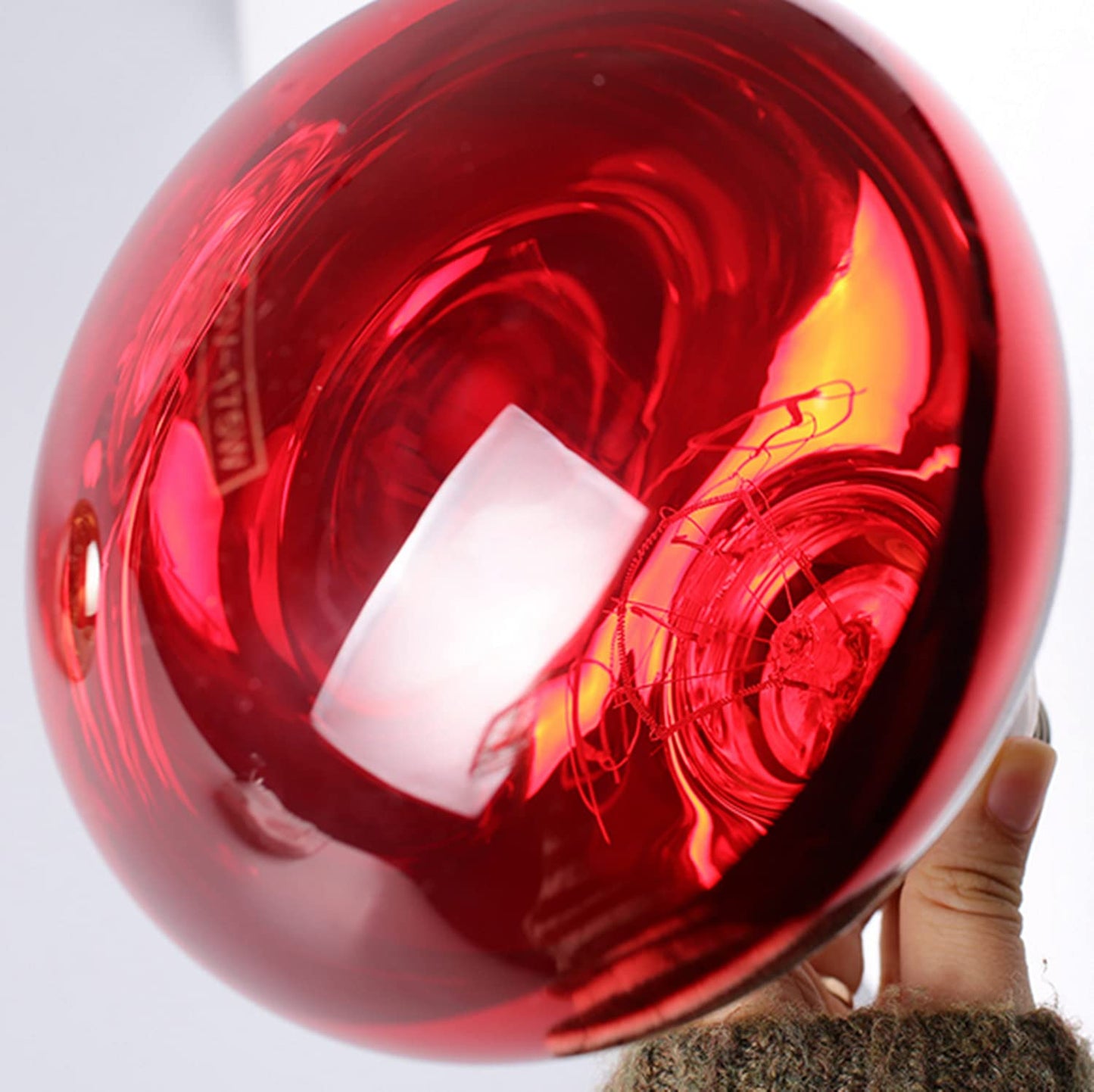 Qixivcom 2-Packs 275W Heat Lamp Bulb Infrared Heating Bulbs E26 110V Red Light Heat Lamp Waterproof Anti-Explosion Thickened Light Bulbs for Piglet Chicken Duck Birds Bathroom Use