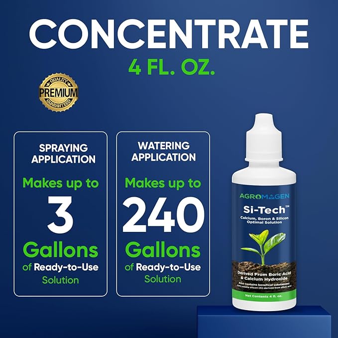 Si-Tech Silica, Mono-Silicic Acid Plant Nutrient Solution with Chelation Technology (4 fl.oz)
