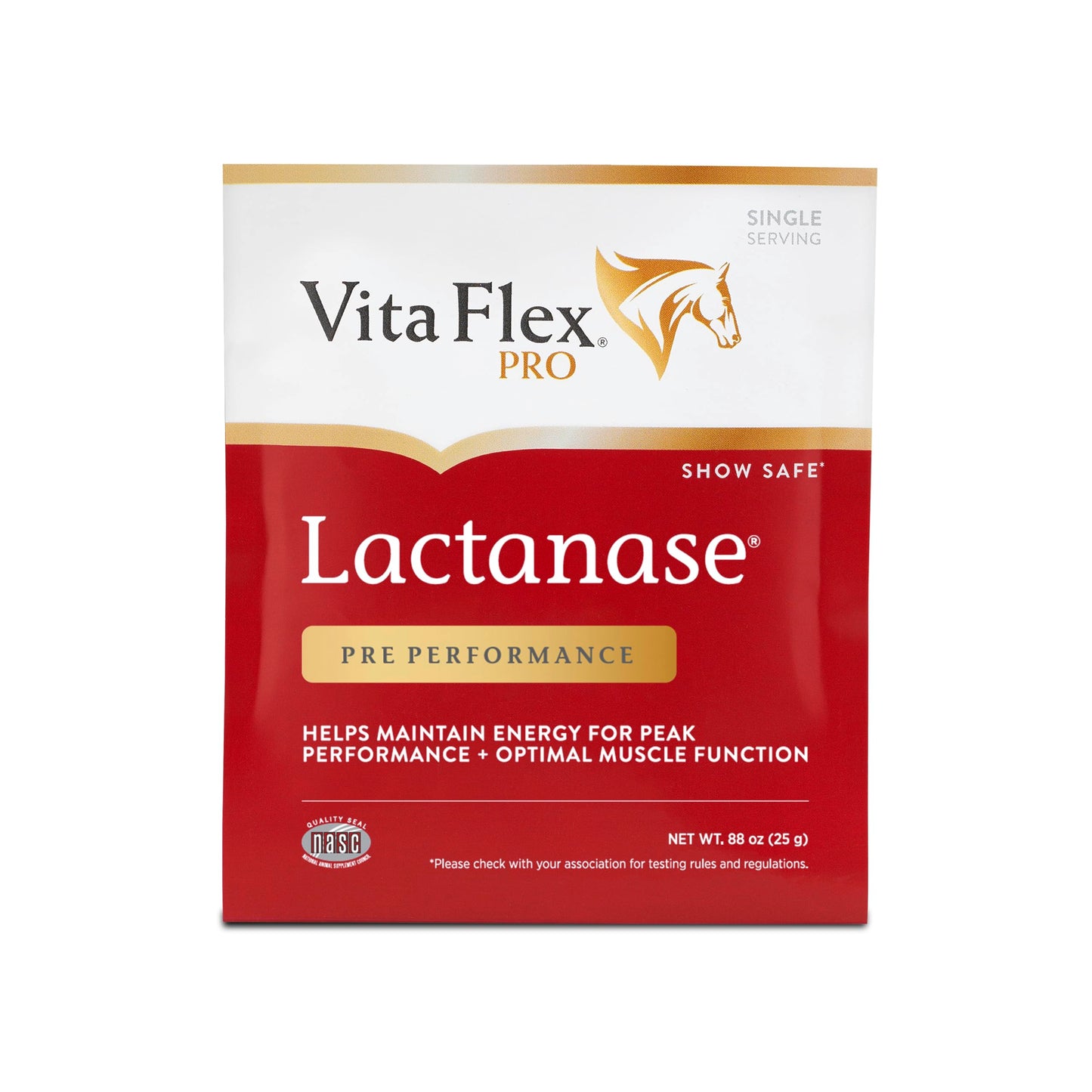 Vita Flex Pro Lactanase Pre Performance, show safe* muscle and metabolism support