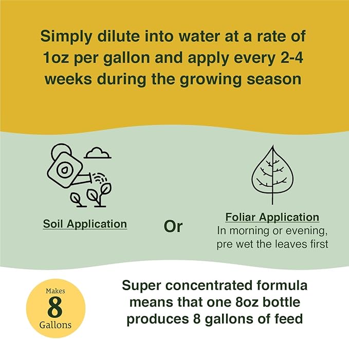 Farmer’s Secret Soil Revitalizer (8oz) - Organic (OMRI Listed) Dirt Health Booster - Liquid Compost Soil Amendment - Activated Humic Acid - Great for Fall Application