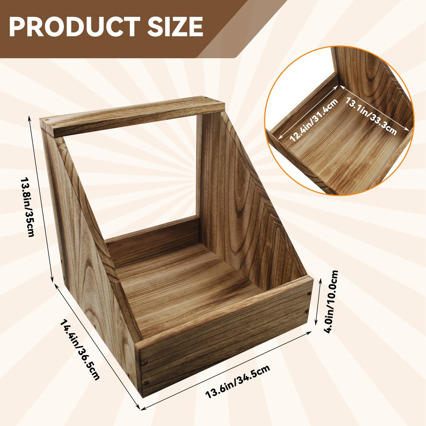 MUYG Chicken Nesting Box,Wooden Single Compartment Chicken Nesting Boxes Chicken Coop Accessories Easy Assembly Hen Nest Boxes Large Duty Laying Nest Box for Chickens Hens Ducks Poultry