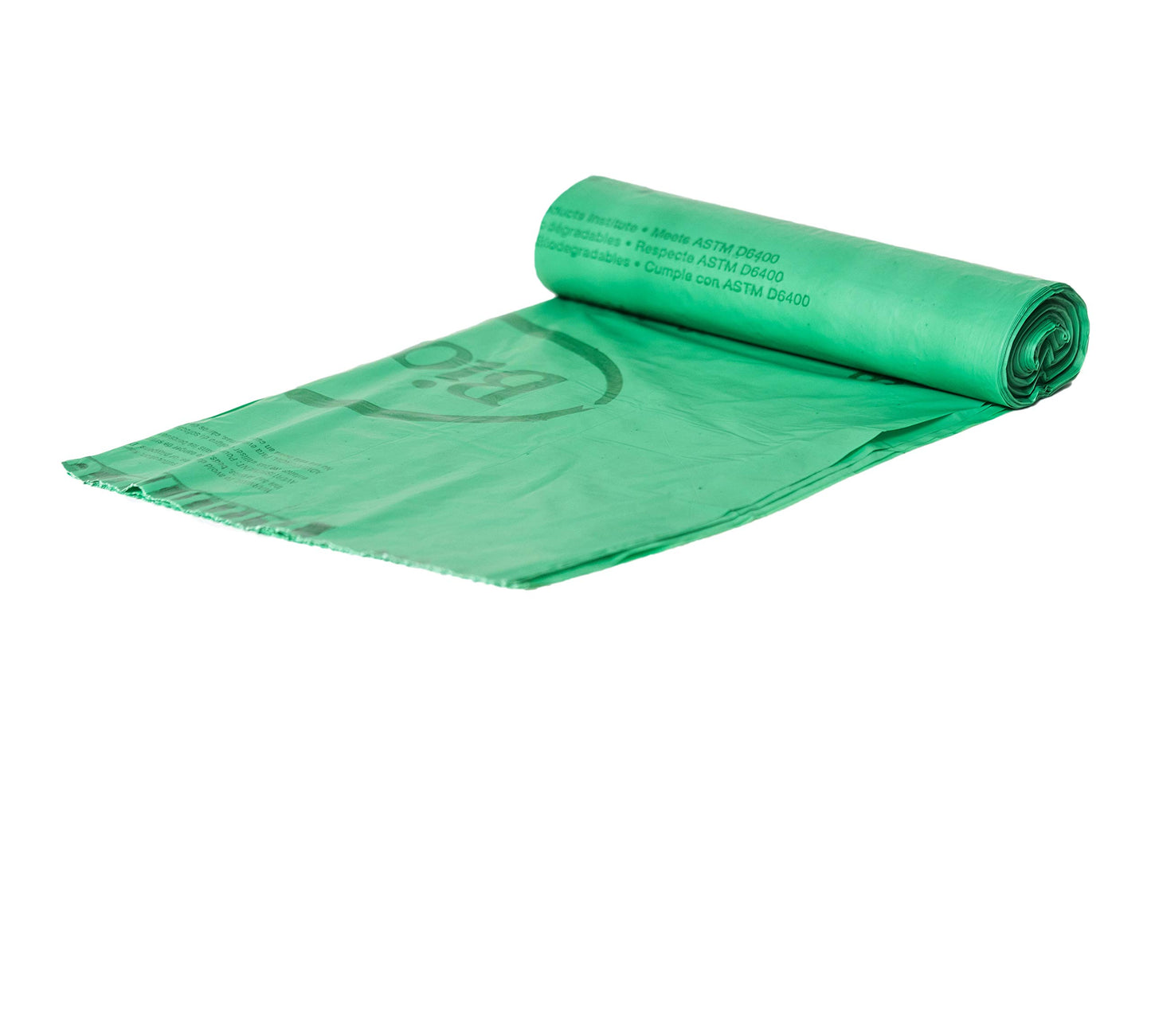 BioBag (USA) The Original Compostable Bag, 39 Gallon, 120 Count, 100% Certified Compostable Trash Bag Liners for Food Waste, Extra Strong and Durable, Trash Bag