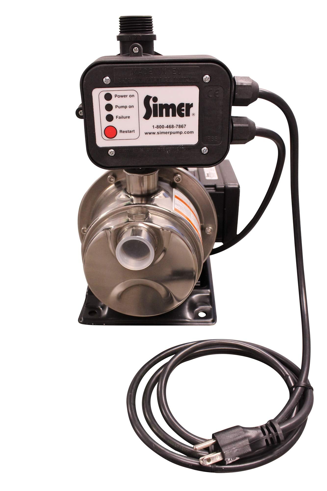 Simer 4075SS-01 3/4 HP Pressure Booster Pump