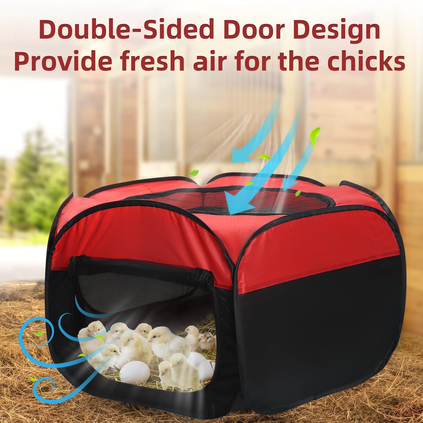 Hydralis Chicken Brooder Box for Chick Starter Kit, 12.8 * 17.8 inch Large Brooder Heating Plate, Brooding Up to 30 Baby Chicks, Chicks Feeder＆Waterer, Nesting Pad, Perch, All-in-1 Chicken Brooder Set