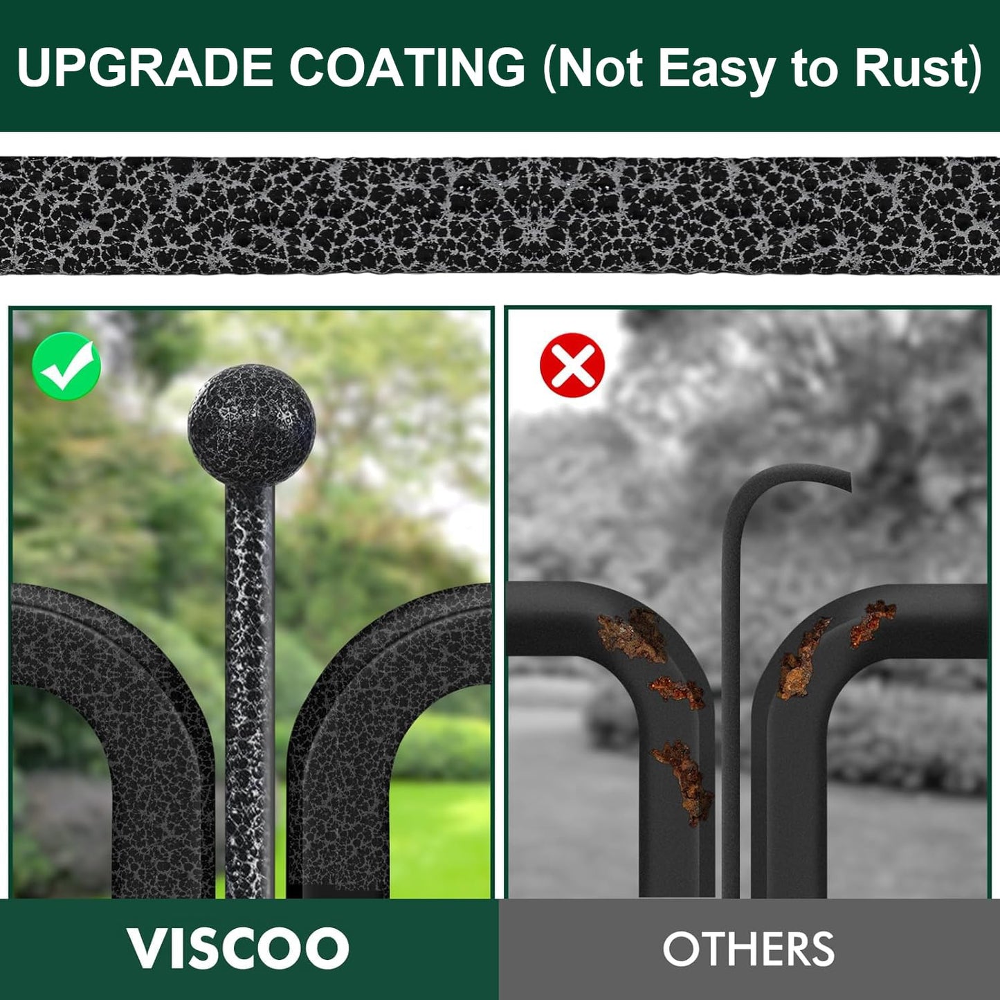 VISCOO Dog Playpen Outdoor, 16 Panels 32" H Dog Pen Indoor, Metal Dog Fence Outdoor, Pet Fence for Large/Medium/Small Dogs, Indoor Puppy PlayPen, Dog Fence Exercise Pen for RV,Camping,Yard