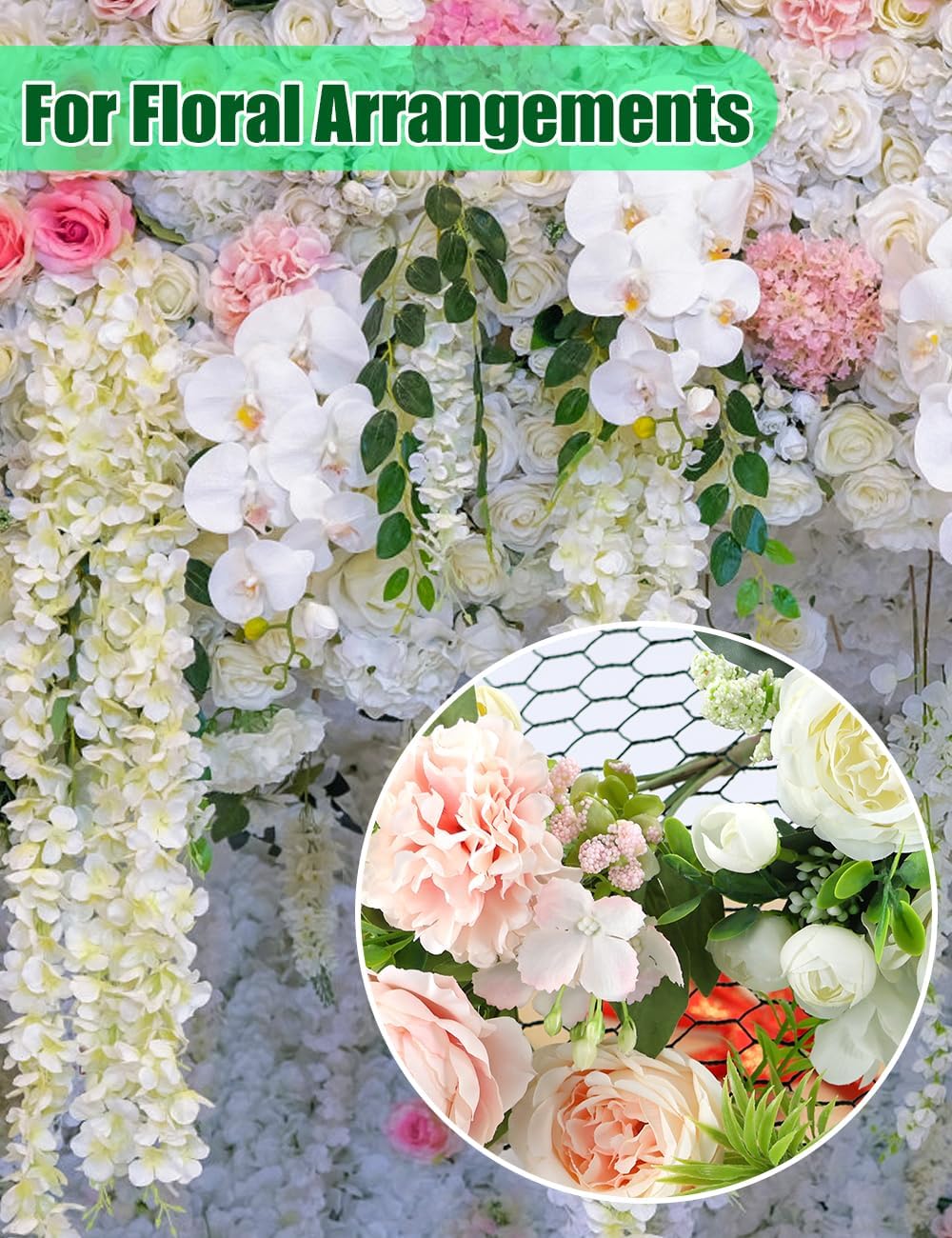 TOYPOPOR Chicken Wire, 16''x 190''/16ft Mesh Roll for Floral Arrangements, Anti-Rust PVC Coated Garden Netting, Rabbit Animal Fence with Cutting Plier, Gloves and Ties for DYI Crafts, Poultry, Garden