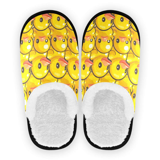Yellow Duck Spa Slippers Horse House Slippers Memory Foam Slippers Indoor Outdoor Non-Slip Home Shoes L for Men Woman