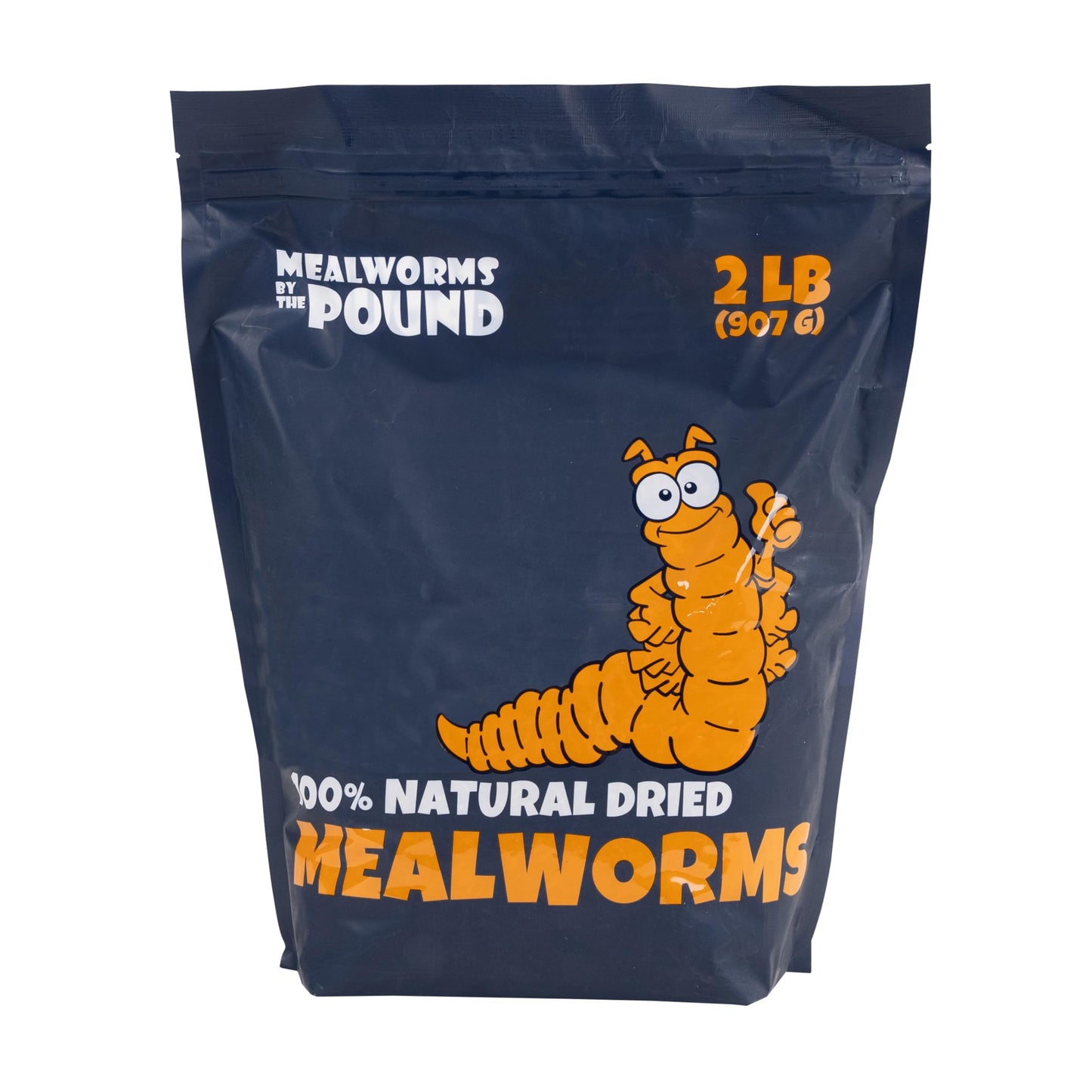 MBTP Bulk Dried Mealworms - Treats for Chickens & Wild Birds (2 Lbs)