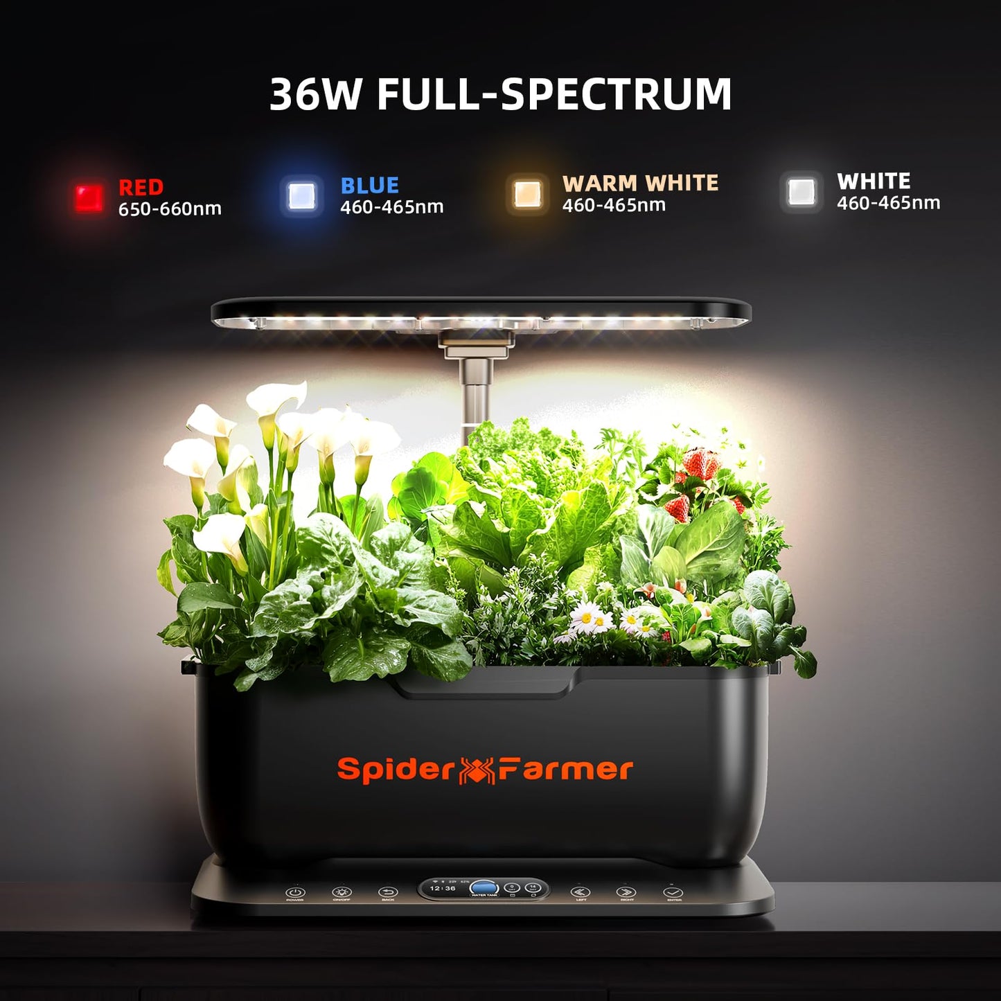 Spider Farmer Small Grow Tent for Aerogarden, SmartG12 Hydroponic Growing System